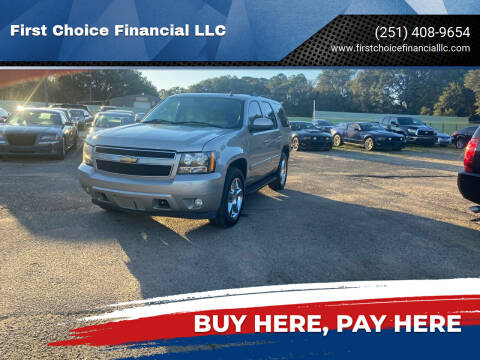 2008 Chevrolet Tahoe for sale at First Choice Financial LLC in Semmes AL
