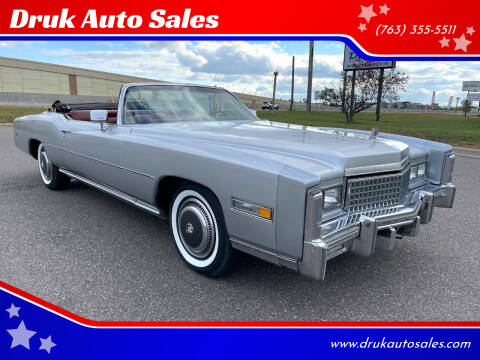 1975 Cadillac Eldorado for sale at Druk Auto Sales in Ramsey MN
