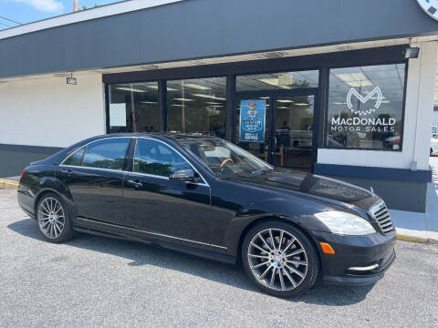 2010 Mercedes-Benz S-Class for sale at MacDonald Motor Sales in High Point NC