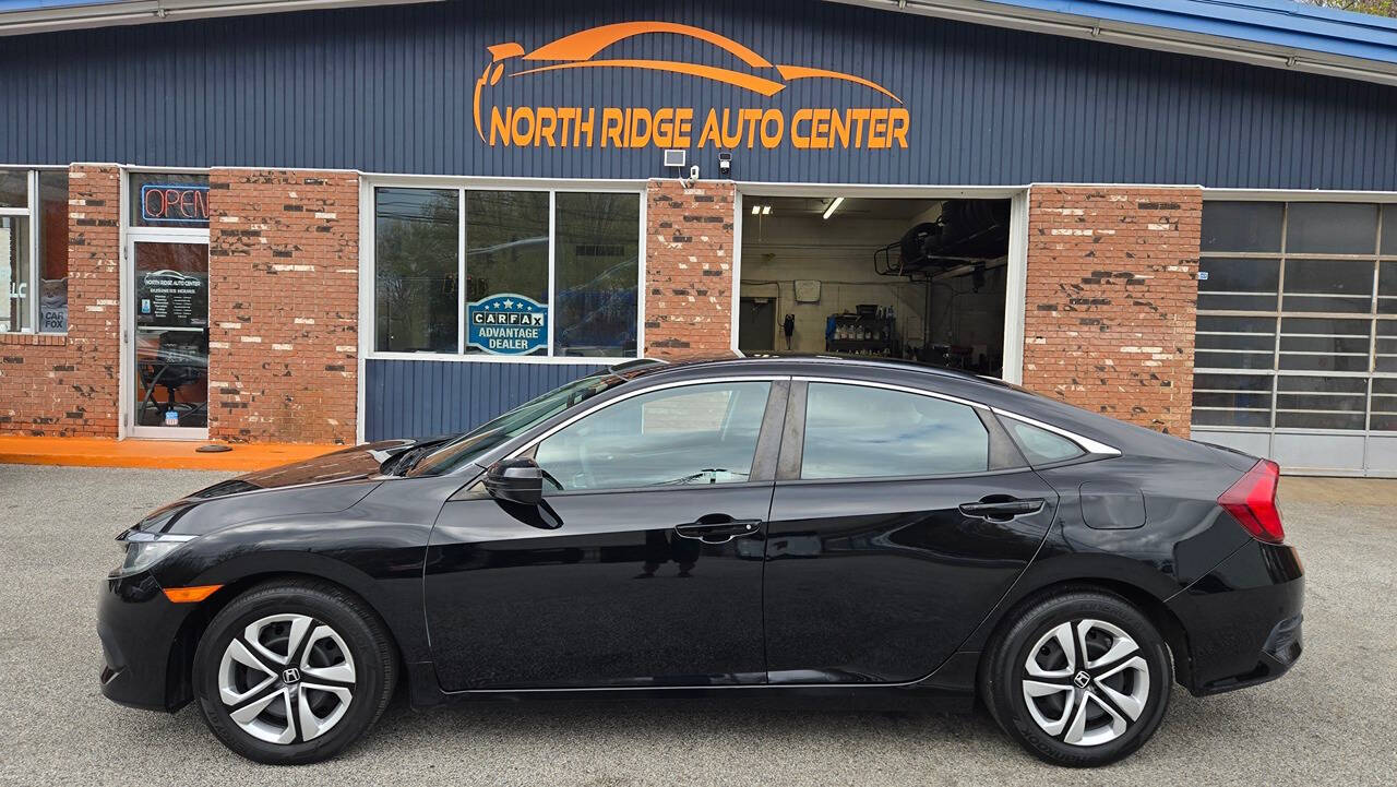 2018 Honda Civic for sale at North Ridge Auto Center LLC in Madison, OH