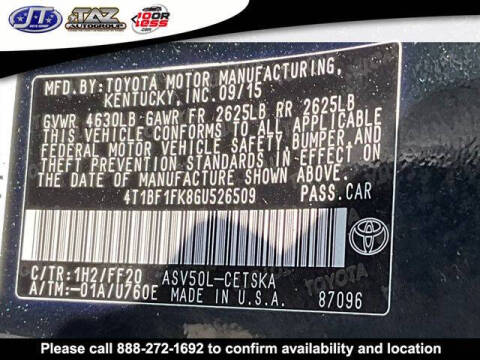 2016 Toyota Camry SE