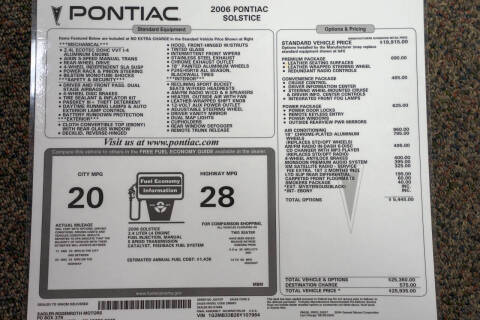 2006 Pontiac Solstice