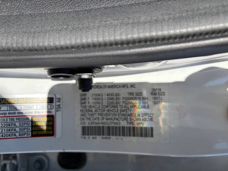 2016 Honda CR-V Touring