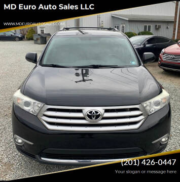 2013 Toyota Highlander for sale at MD Euro Auto Sales LLC in Hasbrouck Heights NJ