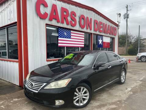 2011 Lexus ES 350 for sale at Cars On Demand 2 in Pasadena TX