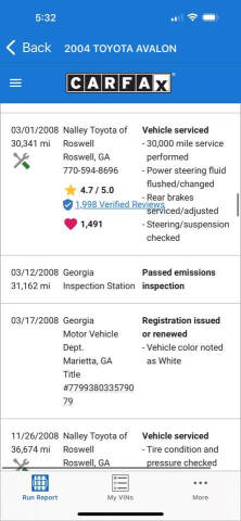 2004 Toyota Avalon XLS