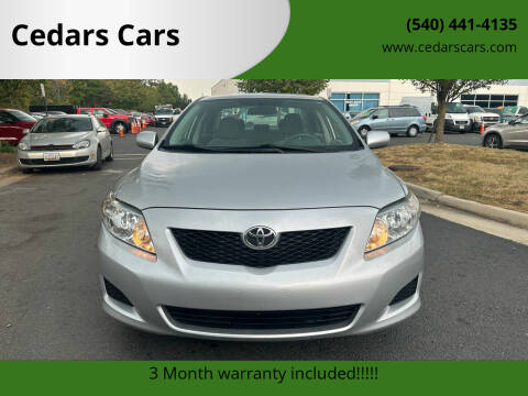 2010 Toyota Corolla for sale at Cedars Cars in Chantilly VA