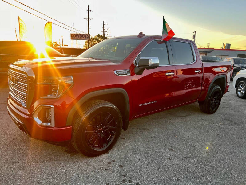 Used 2019 GMC Sierra 1500 SLT with VIN 3GTU9DED8KG224092 for sale in Garland, TX