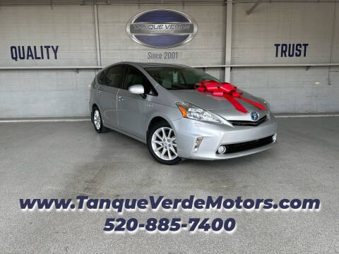 2012 Toyota Prius v for sale at TANQUE VERDE MOTORS in Tucson AZ