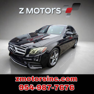 2018 Mercedes-Benz E-Class for sale at Z Motors in North Lauderdale FL