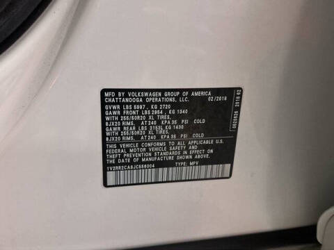 2018 Volkswagen Atlas V6 SEL 4Motion