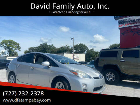 2010 Toyota Prius for sale at David Family Auto, Inc. in New Port Richey FL