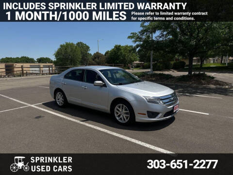 2012 Ford Fusion for sale at Sprinkler Used Cars in Longmont CO