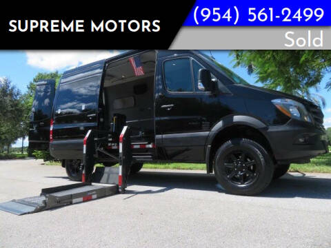 2017 Mercedes-Benz Sprinter for sale at Supreme Motors in Boca Raton FL