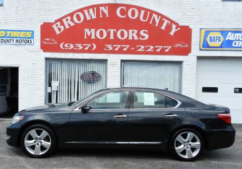2010 Lexus LS 460 for sale at Brown County Motors in Russellville OH