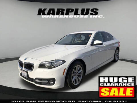 2015 BMW 5 Series for sale at Karplus Warehouse in Pacoima CA