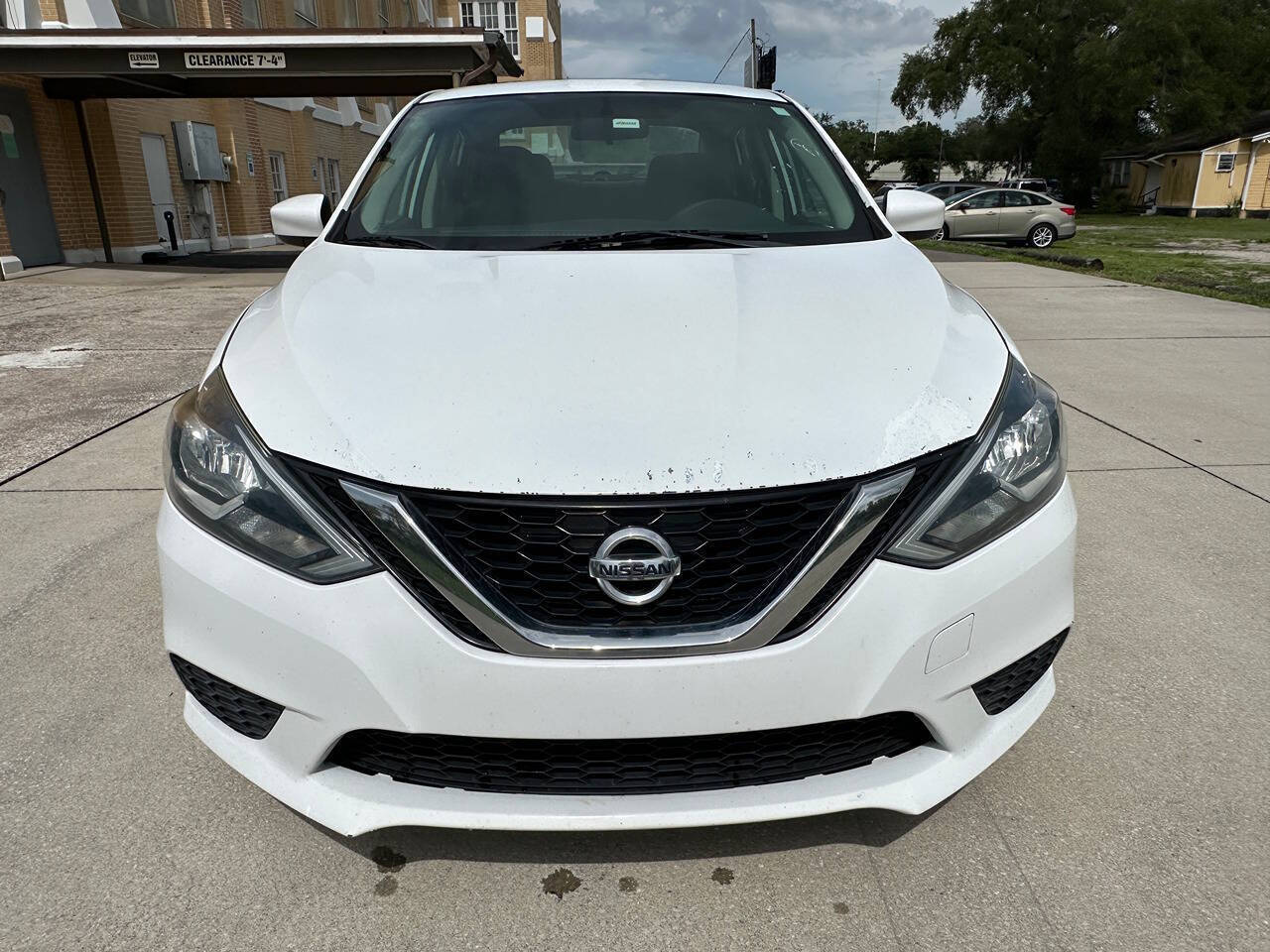 White 2017 Nissan Sentra SV SV 4dr Sedan 2