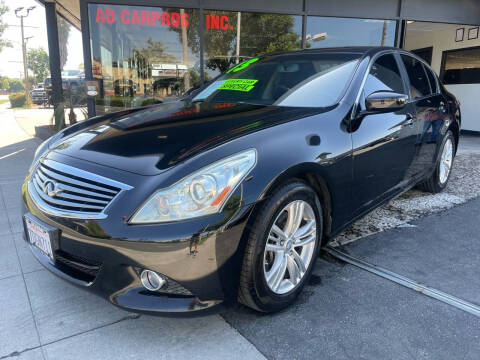 2013 Infiniti G37 Sedan for sale at AD CarPros, Inc - Bellflower in Bellflower CA