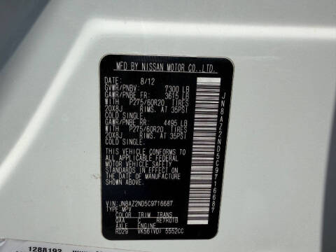 2012 Infiniti QX56