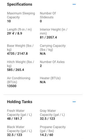 2020 Starcraft RV Autumn Ridge 26BH