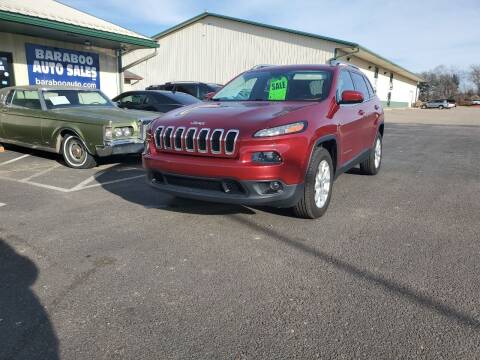 2015 Jeep Cherokee for sale at Baraboo Auto Sales INC in Baraboo WI