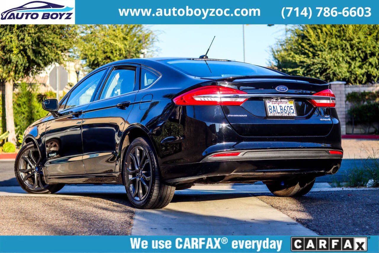 2018 Ford Fusion Hybrid for sale at Auto Boyz in Garden Grove, CA