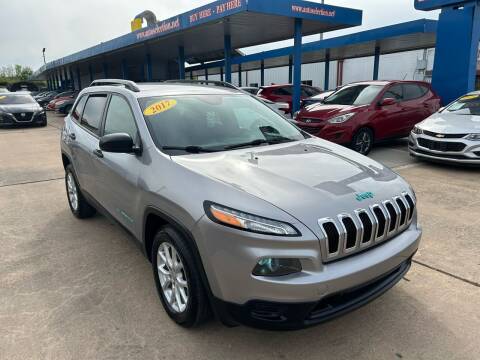 2017 Jeep Cherokee for sale at Auto Selection of Houston in Houston TX