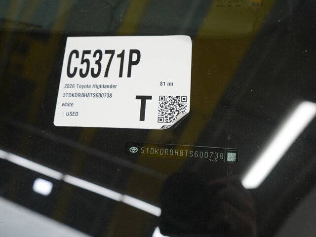 2026 Toyota Highlander Platinum