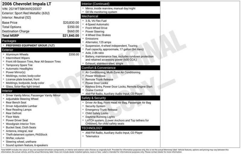 2006 Chevrolet Impala LT