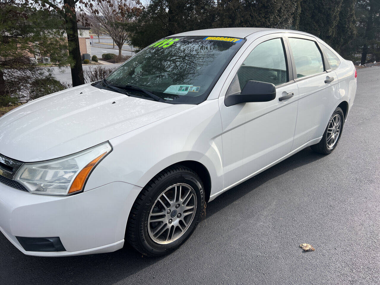Off White 2011 Ford Focus S S 4dr Sedan 2