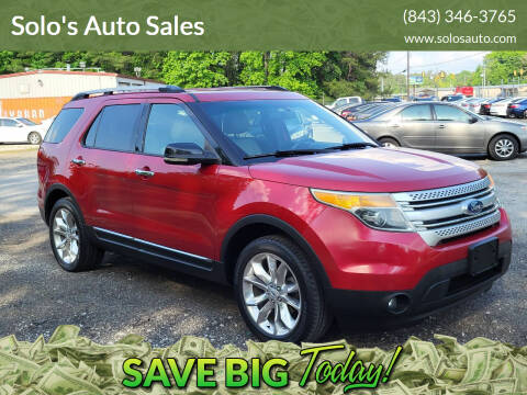 2012 Ford Explorer for sale at Solo's Auto Sales in Timmonsville SC