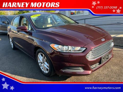 2013 Ford Fusion for sale at HARNEY MOTORS in Gettysburg PA