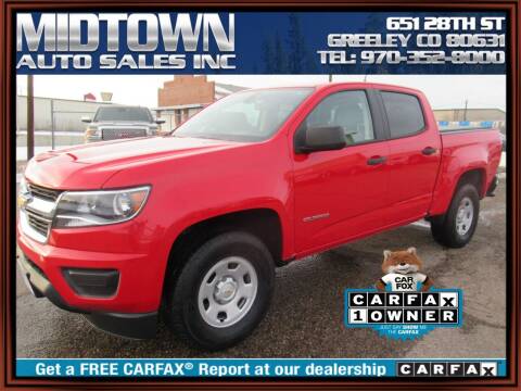 2016 Chevrolet Colorado for sale at MIDTOWN AUTO SALES INC in Greeley CO