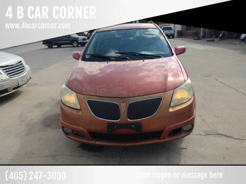 2005 Pontiac Vibe for sale at 4 B CAR CORNER in Anadarko OK