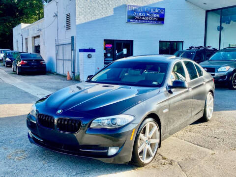 2013 BMW 5 Series for sale at Best Choice Auto Sales in Virginia Beach VA