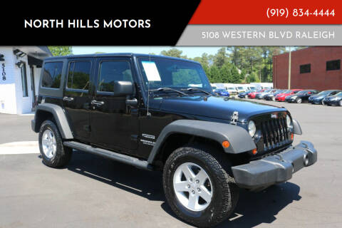 2013 Jeep Wrangler Unlimited for sale at NORTH HILLS MOTORS in Raleigh NC