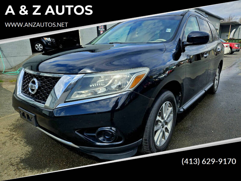 2013 Nissan Pathfinder for sale at A & Z AUTOS in Westfield MA