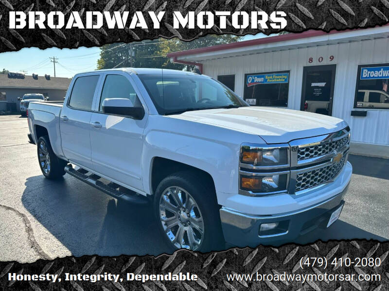 2015 Chevrolet Silverado 1500 for sale at BROADWAY MOTORS in Van Buren AR
