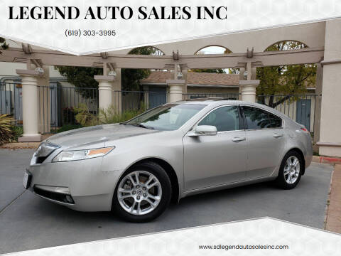 2009 Acura TL for sale at Legend Auto Sales Inc in Lemon Grove CA