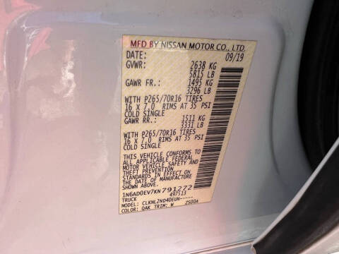 2019 Nissan Frontier