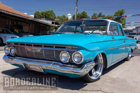 1961 Chevrolet Biscayne for sale at Borderline Classics & Auto Sales - CLASSICS FOR SALE in Dinuba CA