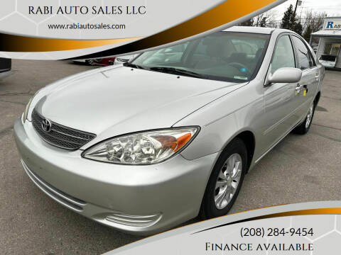 2004 Toyota Camry for sale at RABI AUTO SALES LLC in Garden City ID