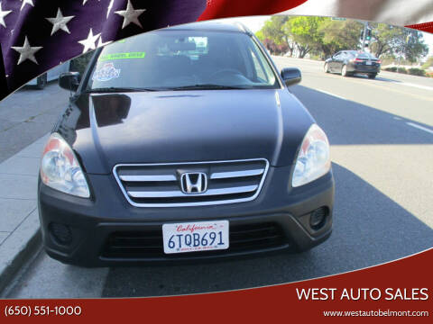 2006 Honda CR-V for sale at West Auto Sales in Belmont CA