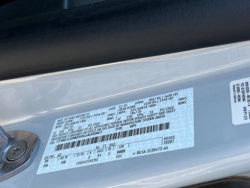 2025 Ford Escape Hybrid ST-Line