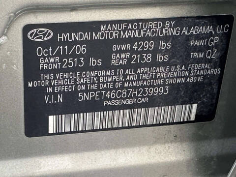 2007 Hyundai Sonata GLS