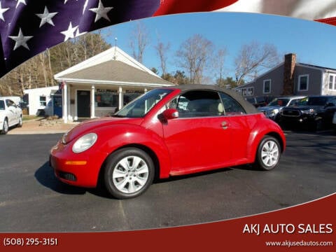 2008 Volkswagen New Beetle Convertible for sale at AKJ Auto Sales in West Wareham MA