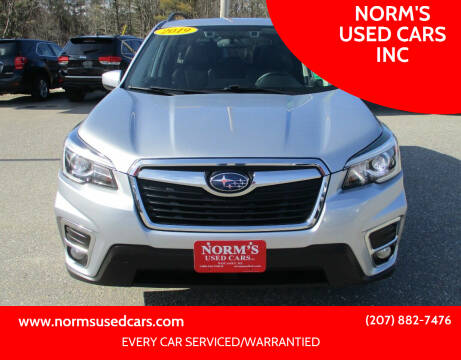 2019 Subaru Forester for sale at NORM'S USED CARS INC in Wiscasset ME