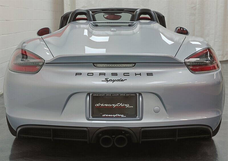 2016 Porsche Boxster Spyder