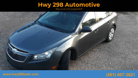 2013 Chevrolet Cruze for sale at Hwy 298 Automotive in Benton AR