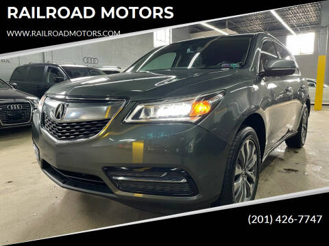 2014 Acura MDX for sale at RAILROAD MOTORS in Hasbrouck Heights NJ